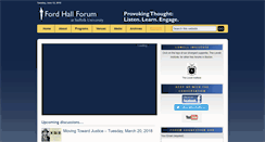 Desktop Screenshot of fordhallforum.org