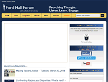 Tablet Screenshot of fordhallforum.org